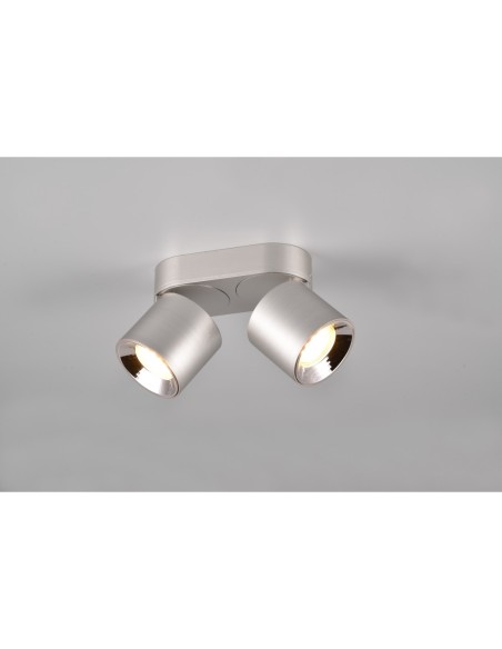 Trio Guayana – Plafonnier 2xGU10 en nickel mat, spots réglables pour un éclairage personnalisé