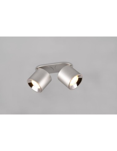 Trio Guayana – Plafonnier design moderne 2xGU10, nickel mat, spots flexibles pour une lumière précise