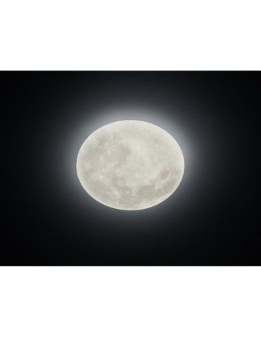 Trio Lunar – Plafonnier LED 22W, 2460lm, 3000K, ambiance lunaire avec télécommande et variateur