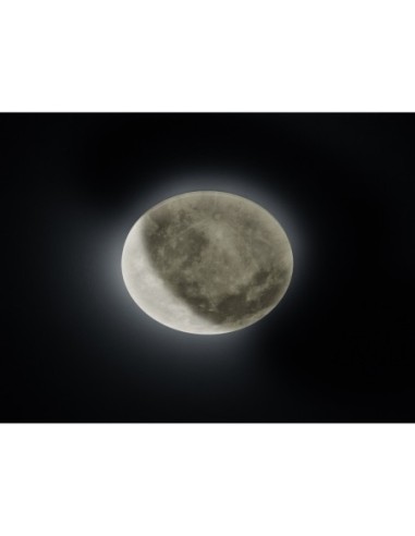 Trio Lunar – Plafonnier LED 22W, 2460lm, 3000K, design inspiré de la lune avec télécommande