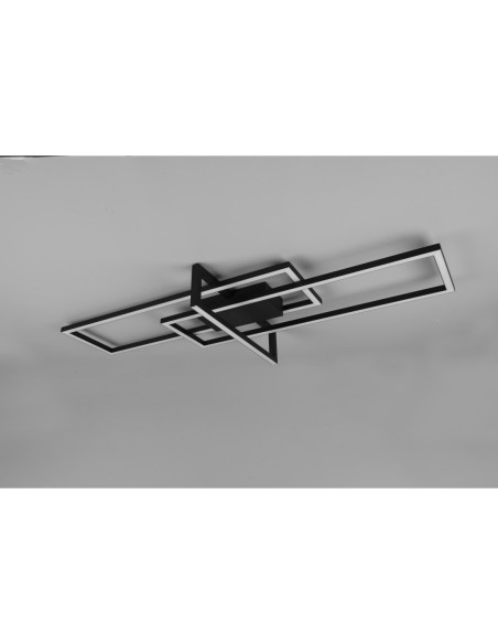 Trio Salinas – Plafonnier LED 34W, 3900lm, 3000K avec variateur, pour éclairage moderne et économique