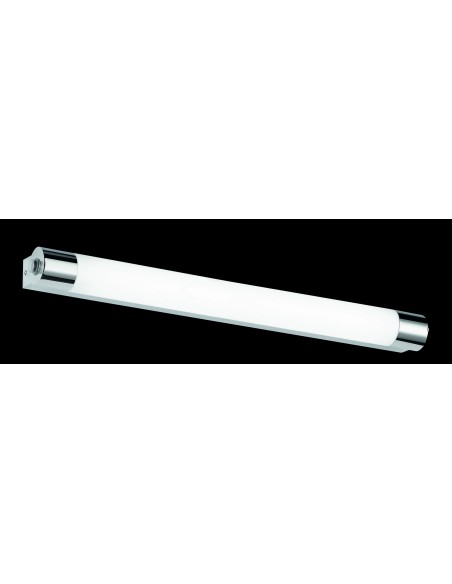 Trio Kolian – Applique LED avec prise et interrupteur, 9W, 970lm, 3000K, IP44, chrome