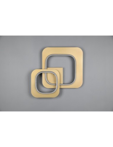 Plafonnier LED 28W, 3400lm, 3000K, Noir & Or – Trio – Lugo intérieur | Trio