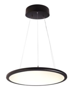 Dalle Led transparente ronde noire éclairage blanc chaud - Deko Light Leluminaireled.com