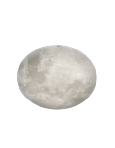Trio Lunar – Plafonnier LED rond Ø60 cm avec effet phases lunaires et télécommande