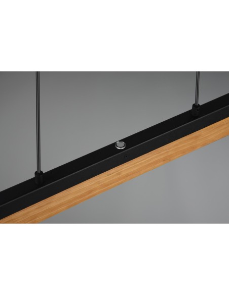 Suspension LED 25W, 3000 lm, L90 cm, tactile 4 niveaux – Trio – Kerala