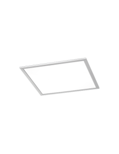 Trio Phoenix – Plafonnier LED 26W 3000lm 45×45 cm nickel mat réglable en externe