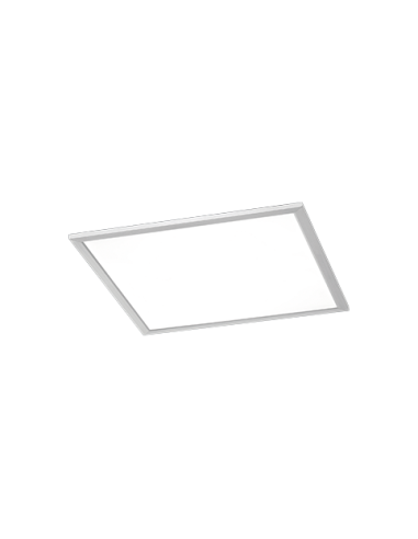 Trio Phoenix – Plafonnier LED 26W 3000lm 45×45 cm nickel mat réglable en externe