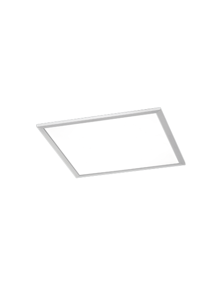 Trio Phoenix – Plafonnier LED 26W 3000lm 45×45 cm nickel mat réglable en externe