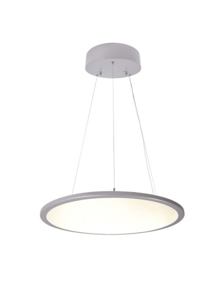 Dalle Led transparente ronde grise éclairage blanc chaud - Deko Light Leluminaireled.com