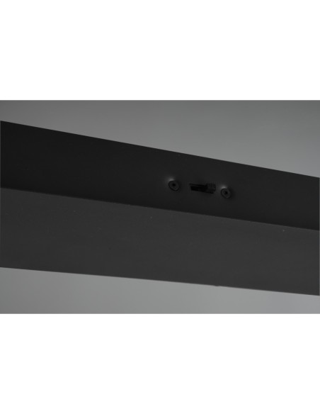 Suspension LED 35W, 4300 lm, réglable, 2300+3000+4000K, laiton mat et noir mat – Trio – Blaze