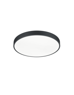 Trio Waco – Plafonnier LED 52,5W noir mat modulable 2300+3000+4000K 6200lm