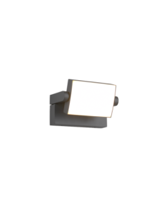 Applique murale extérieure ADOUR anthracite avec détecteur de mouvement IP44