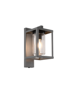 Trio Lunga - Applique murale LED 1xE27, max. 40W, verre transparent, fonte