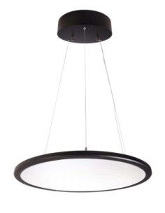 Dalle Led transparente ronde noire éclairage blanc neutre - Deko Light Leluminaireled.com