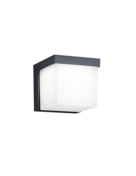 Trio Yangtze – Applique murale extérieure anthracite, LED intégrée 4,5W, 400lm, IP54