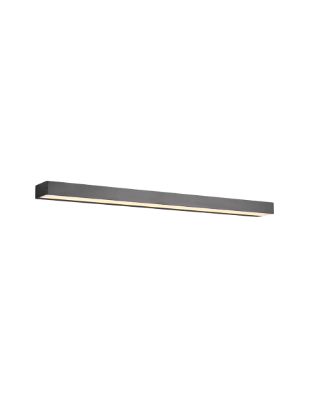 Trio ROCCO – Applique murale LED 13W, 1400lm, 3000K, noir mat, IP44