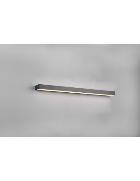 Trio ROCCO – Applique salle de bains LED intégrée 13W, 1400lm, noir mat, IP44