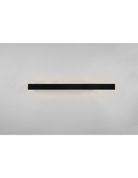 Applique Murale LED 3000 K - 1400lm - IP44 - Noir Mat - Trio - Rocco