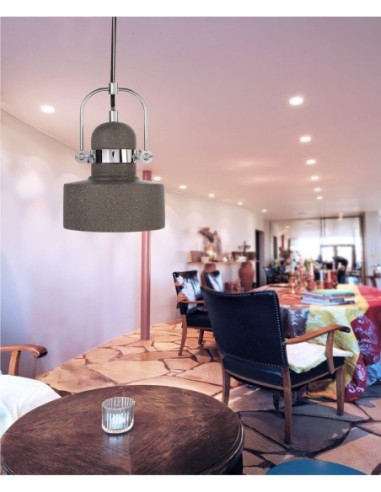 Suspension Led béton Pavonis gris foncé - Deko Light Leluminaireled.com