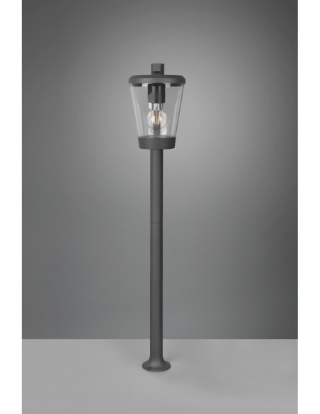 Potelet extérieur E27 fonte d’aluminium anthracite - Trio - Cavado