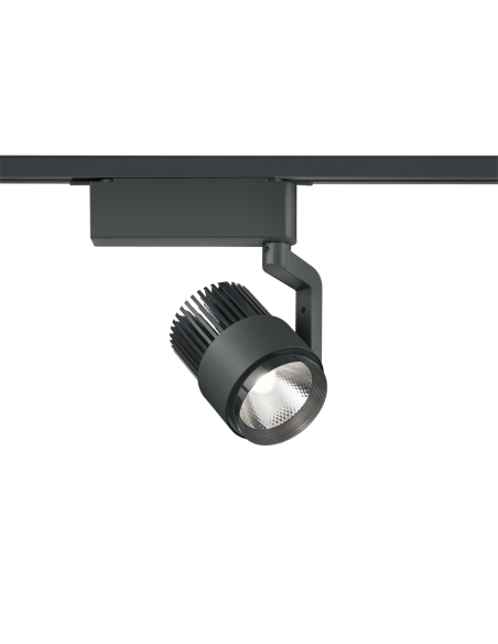 Trio RADIATOR  systeme DUOline– Spot LED SMD, 15W, 1270lm, 2300/3000/4000K, orientable, noir mat