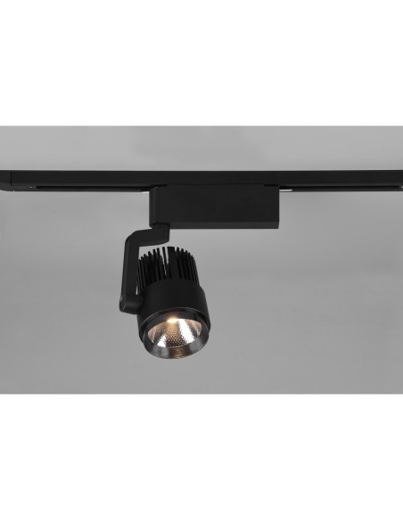 Trio RADIATOR systeme DUOline – Spot orientable LED, 15W, 1270lm, 3 couleurs de lumière, noir mat