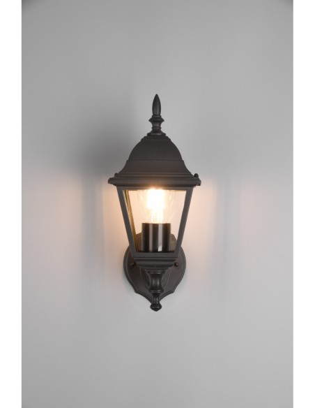 Luminaire extérieur LIVENZA noir mat pour façade et terrasse