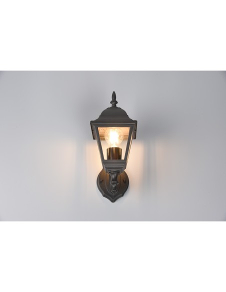 Applique extérieure LIVENZA noir mat E27 IP44