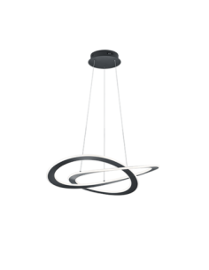 Trio Oakland – Suspension LED, 52W, 3000K, 6200lm, variateur 3 niveaux, anthracite