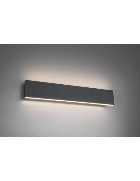 Trio Concha – Applique murale LED 2x9W 1000lm, design moderne, 	Anthracite