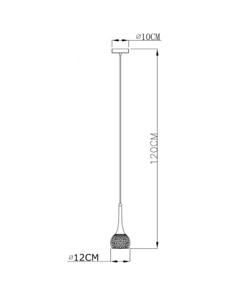Suspension Led verre taillé Ksora - Deko Light Leluminaireled.com