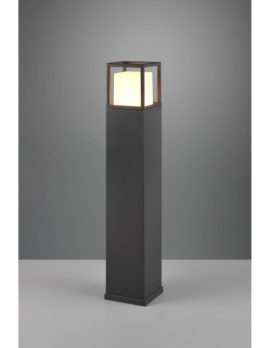 Trio Witham – Potelet extérieur LED 14,5W, lumière réglable 2300-3000-4000K, anthracite