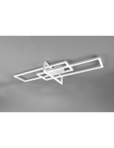 Trio Salinas – Luminaire mural/plafond LED 4000K, variateur avec interrupteur, style moderne