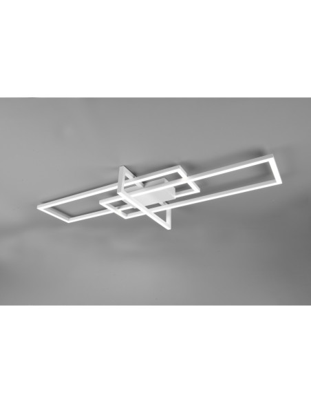 Trio Salinas – Luminaire mural/plafond LED 4000K, variateur avec interrupteur, style moderne