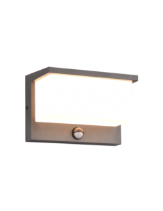 Trio Nestos – Applique murale extérieure LED avec détecteur de mouvement, 3000K, IP54