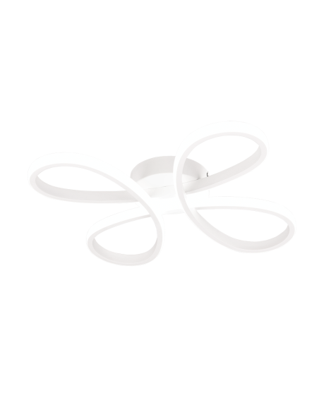 Trio Fly – Plafonnier LED incurvé, design moderne, ambiance lumineuse réglable