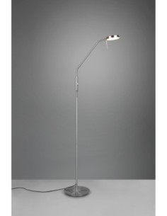 Trio Monza – Lampadaire LED 12W, 2300-4000K, 1400 lm, variateur tactile, nickel mat 2