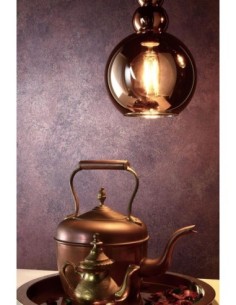 Suspension verre cuivré Diphda 2 - Deko Light Leluminaireled.com 2