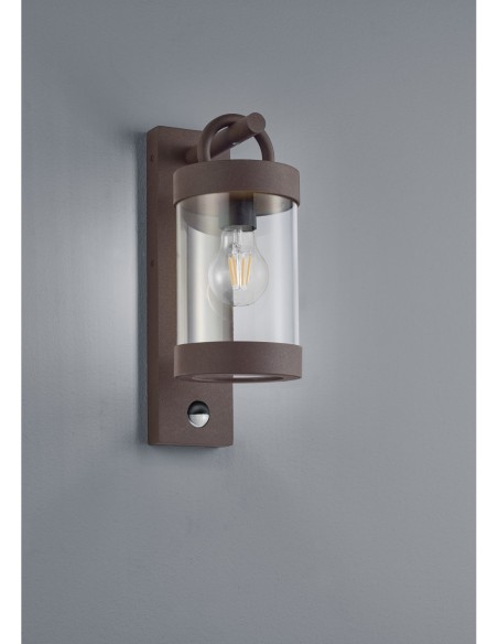 Trio Sambesi – Applique extérieure 28W, E27, design rouille, éclairage LED, esthétique moderne