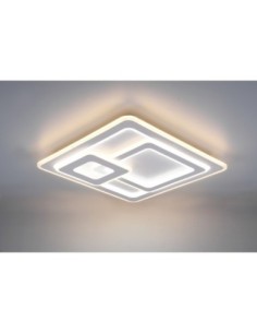 Trio Mita – Plafonnier LED 76W, 9250lm, 2700-6000K, dimmable avec télécommande, blanc mat 2