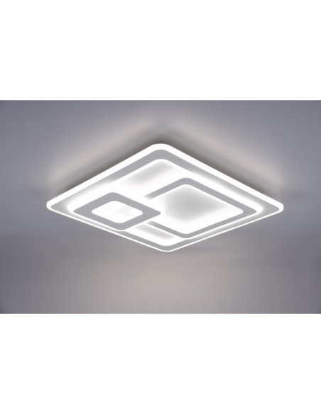 Plafonnier LED 76W, 2700-6000K 9250lm, dimmable avec télécommande – Trio - Mita
