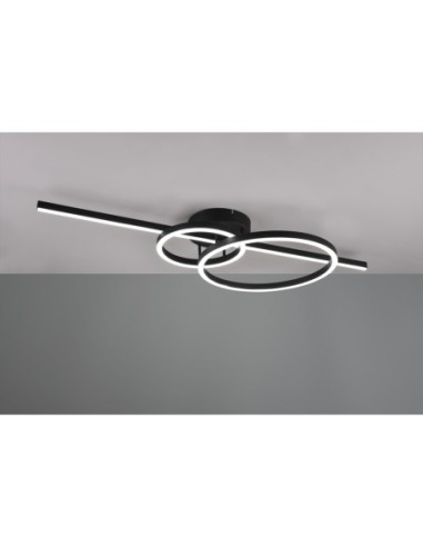 Trio Montilla – Plafonnier LED multifonction, 54W, réglable en température et intensité, 6300lm, design élégant