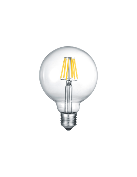 Ampoule LED Globe E27 verre ambré avec filament décoratif vintage