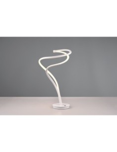 Trio Nala – Lampe de table LED 17W, design incurvé blanc mat, lumière ajustable 2