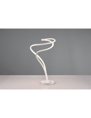 Trio Nala – Lampe à poser moderne 17W, variateur tactile, design élégant blanc mat