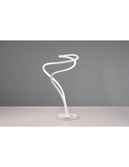 Trio Nala – Lampe à poser moderne 17W, variateur tactile, design élégant blanc mat