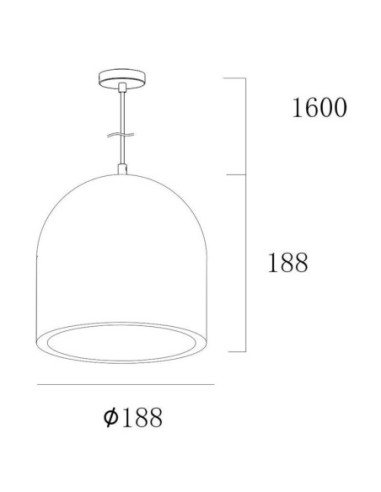 Suspension Led béton Concreto I - Deko Light Leluminaireled.com