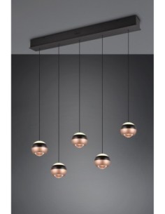 Trio Orbit – Suspension élégante 5xLED, design sphérique, ajustable, éclairage moderne et économique 2
