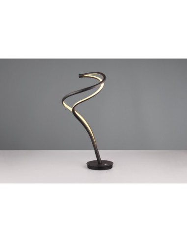 Trio Nala – Lampe à poser élégante, LED SMD 17W, dimmable, noir mat, haute efficacité